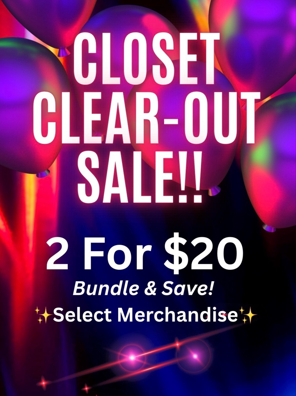 ✨ Closet Clear-out Sale! ✨ 2 for $20 Bundle and Save!